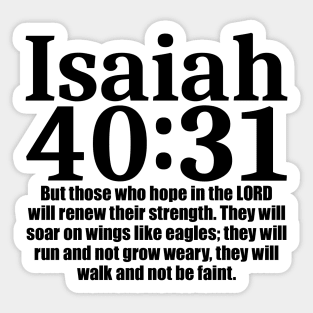 Isaiah 40:31 Sticker